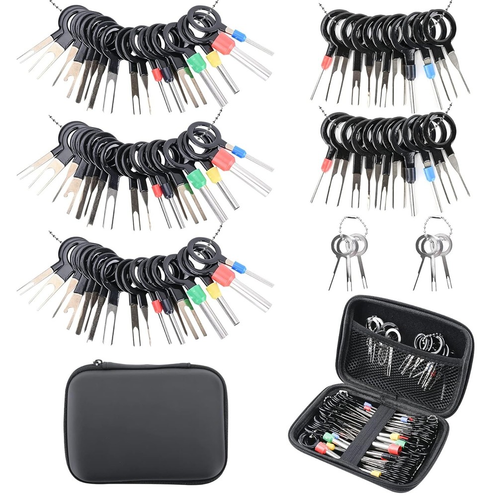 Terminal Removal Tool Kit, 82 Pcs Extractor Set, Depinning...