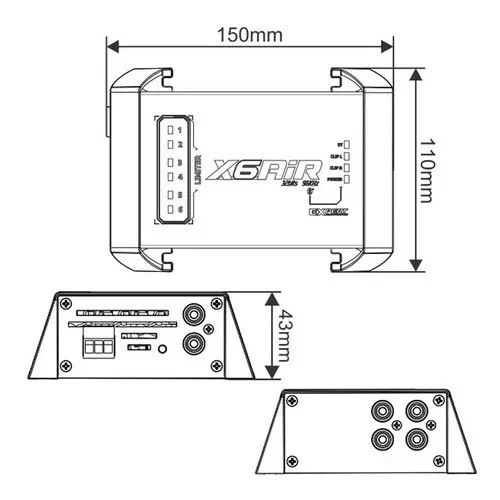 Expert Electronics X4 Air Bluetooth DSP Digital Audio Processor 32bit 96kHz