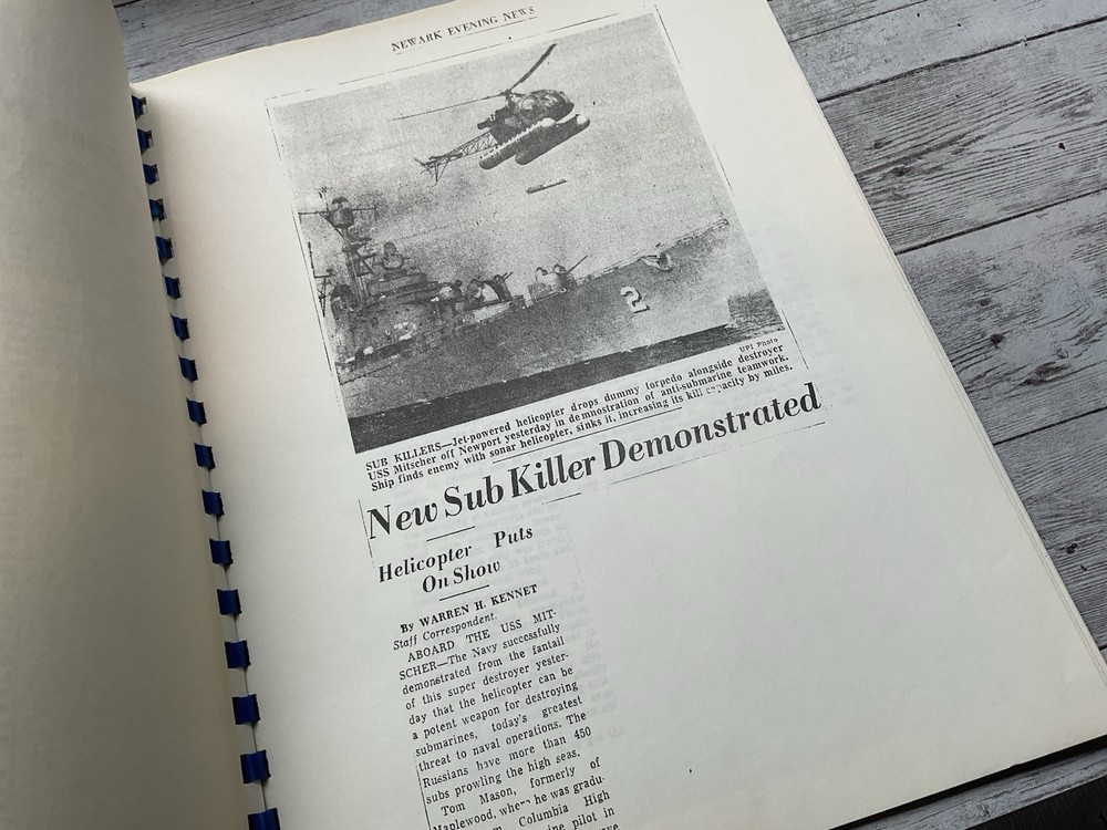ORIGINAL 1958 REPUBLIC AVIATION REPORT ON PRESS COVERAGE DASH HELICOPTER