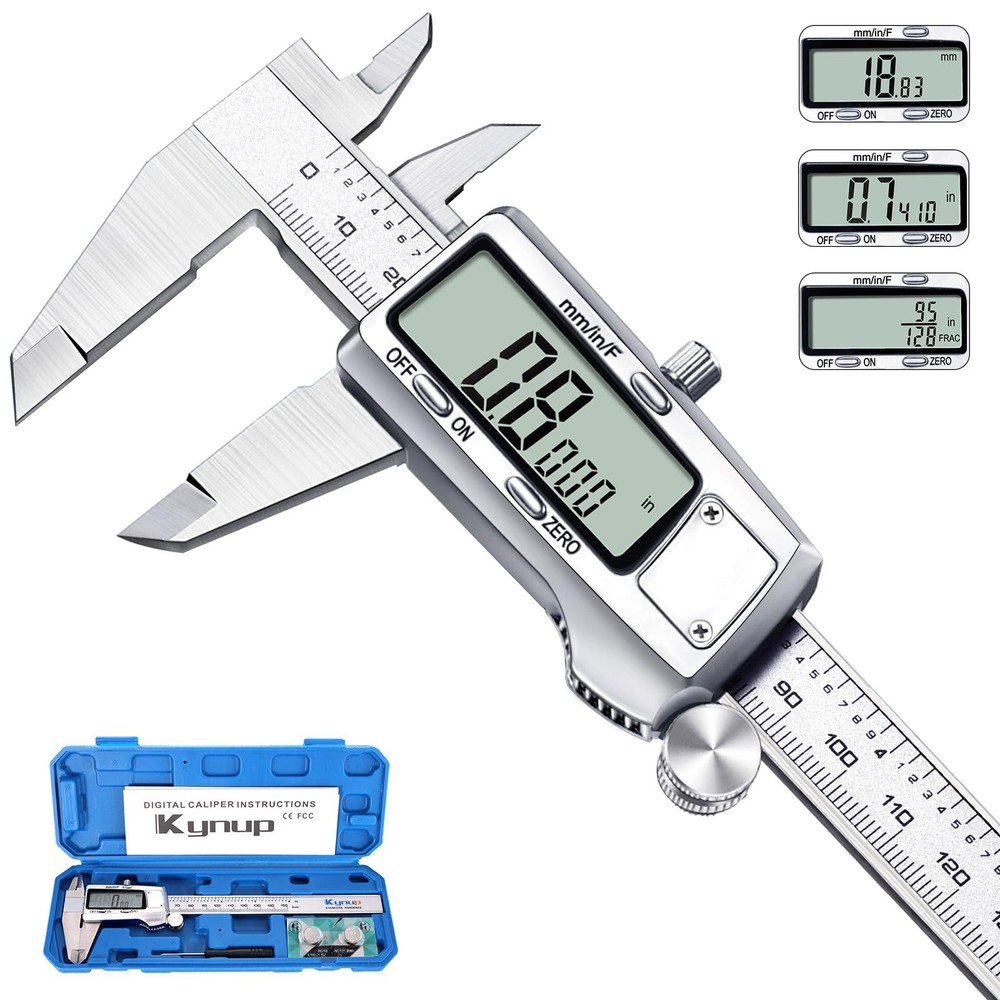 Digital Caliper, Caliper Measuring Tool, Micrometer Dial Vernier Caliper Digi...