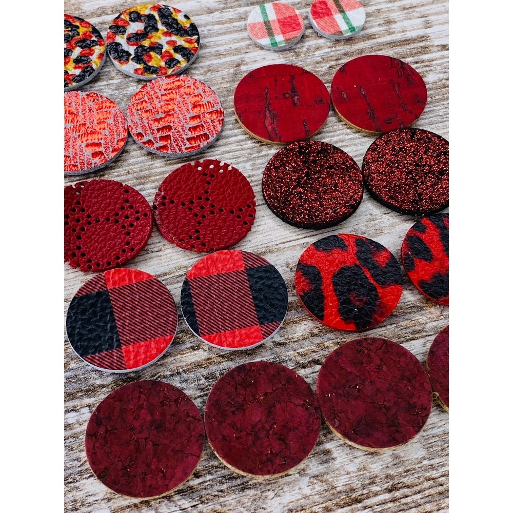 Precut leather Circles
