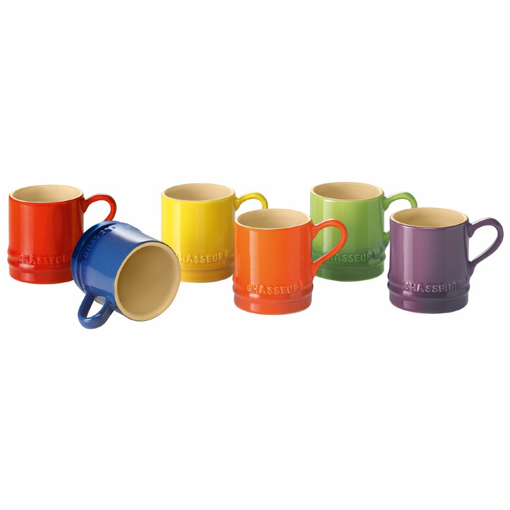 Chasseur Assorted Colours Petit Cup 100ml Set 6pce
