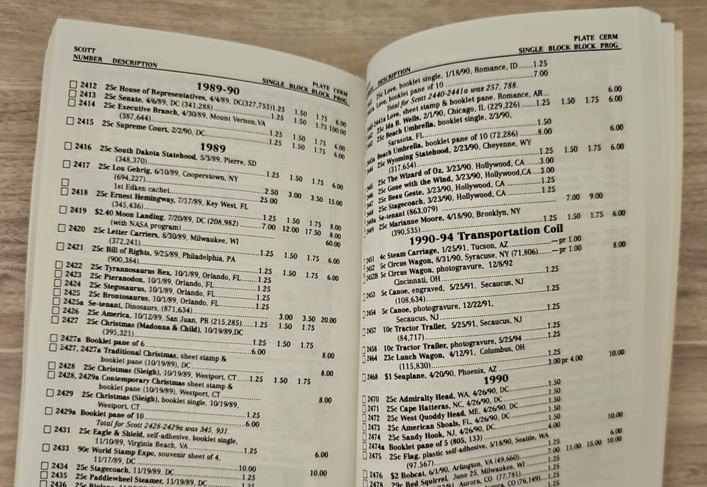 Vtg. 1996 SCOTT U.S. First Day Cover Catalogue & Checklist Book