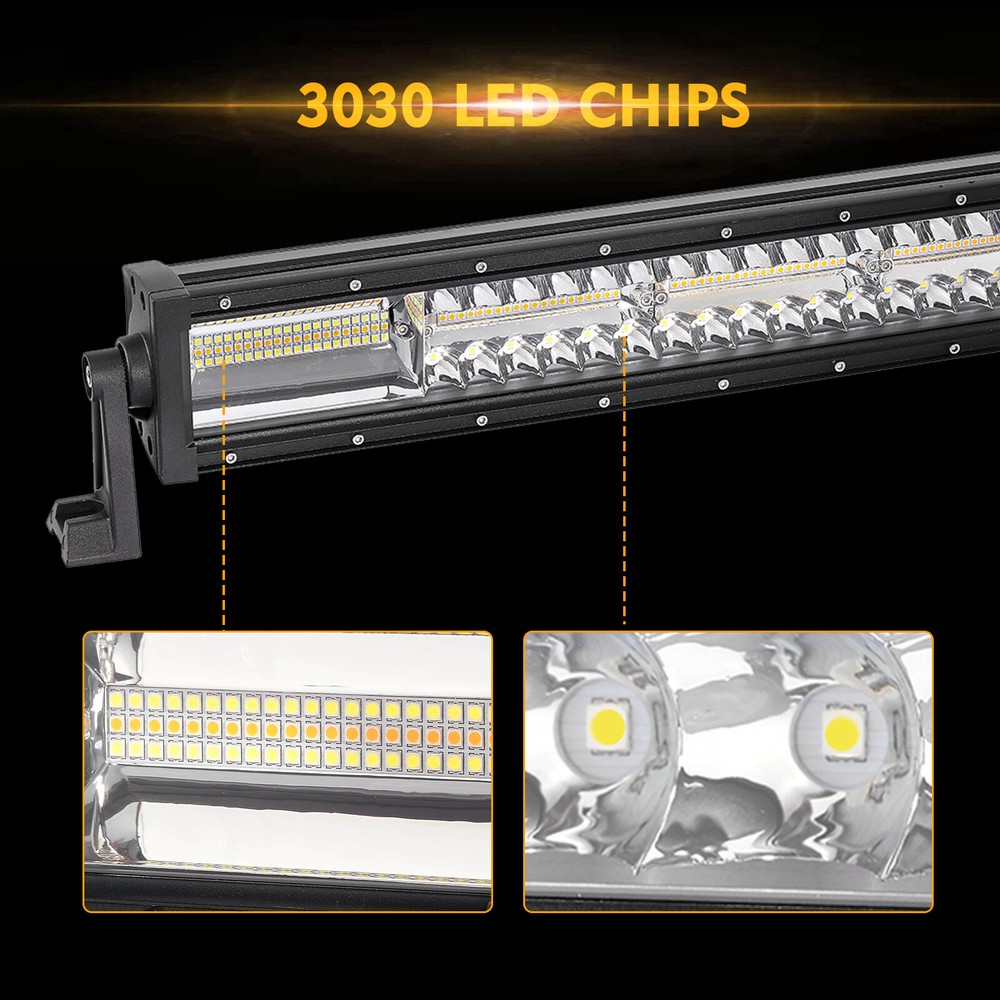 AUXBEAM 22"inch Led Work Light Bar Strobe with Memory Function Driving Lamp 20"