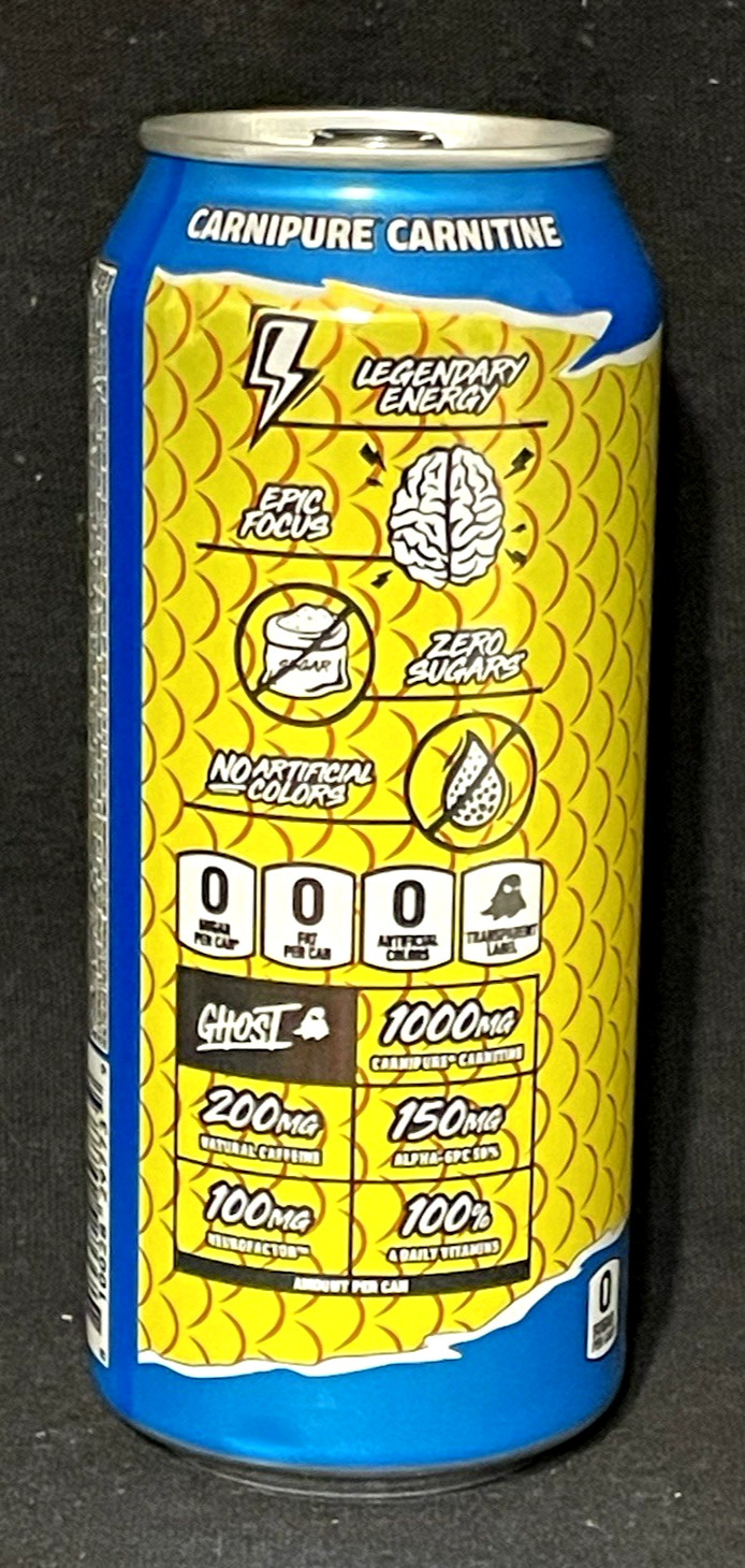 Ghost Swedish Fish Energy Drink Zero Sugar 2 Cans 16 oz Discounted Candy Flavor