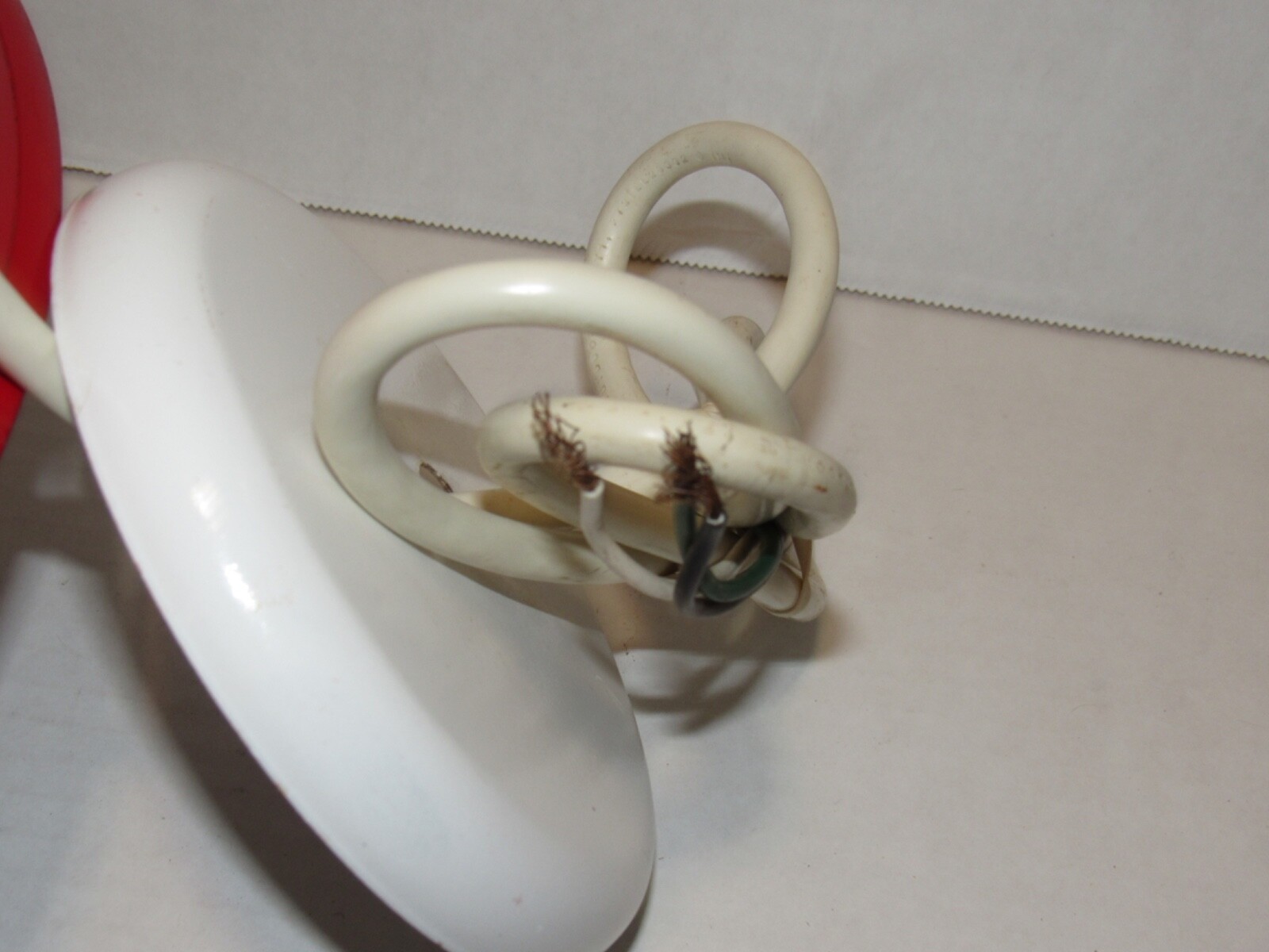 19" Industrial Metal Light Ceiling Lamp Shade Mid Century Barn Fixture RARE USA