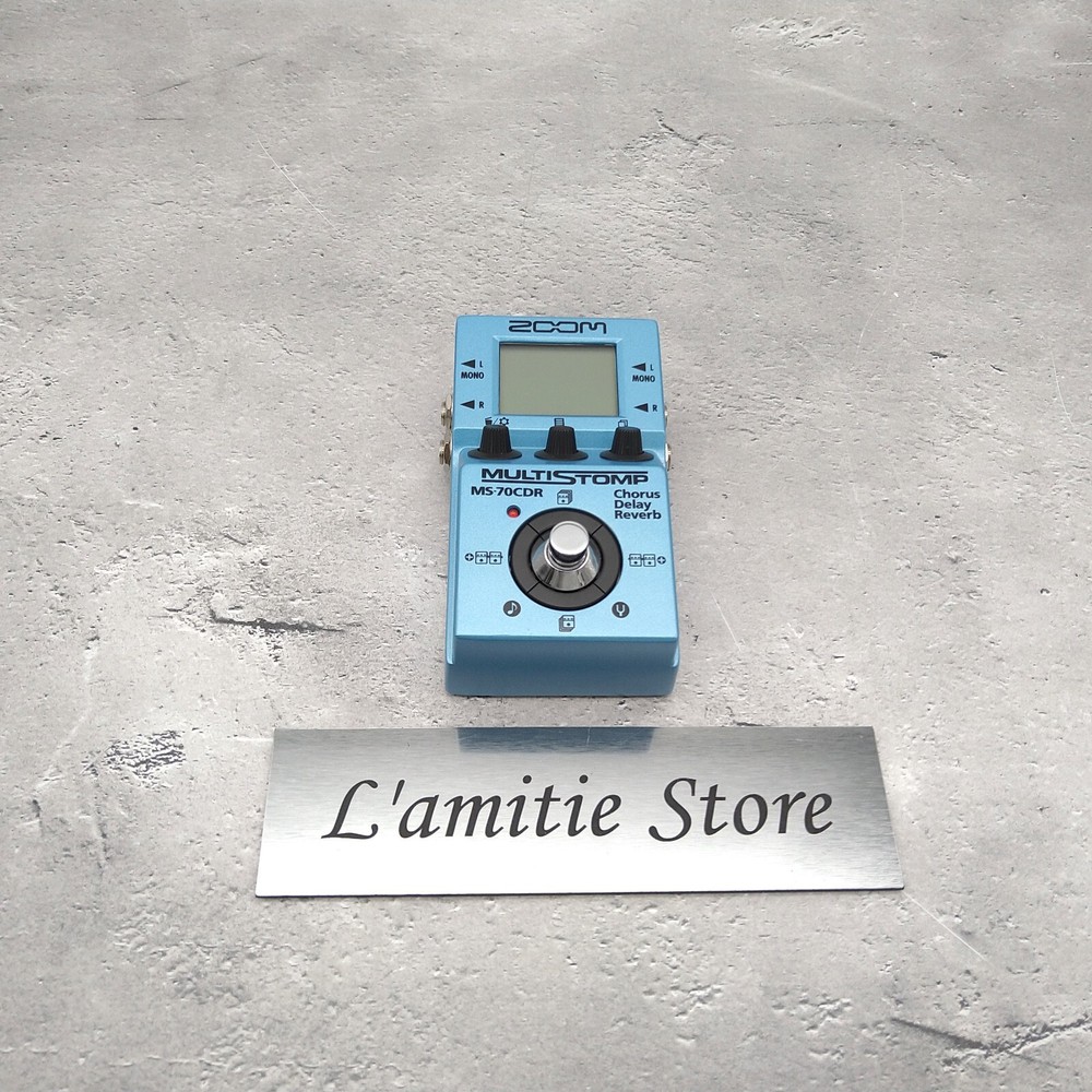 ZOOM MS-70CDR MultiStomp Chorus Delay Reverb Pedal JP MS70CDR Base Peripherals