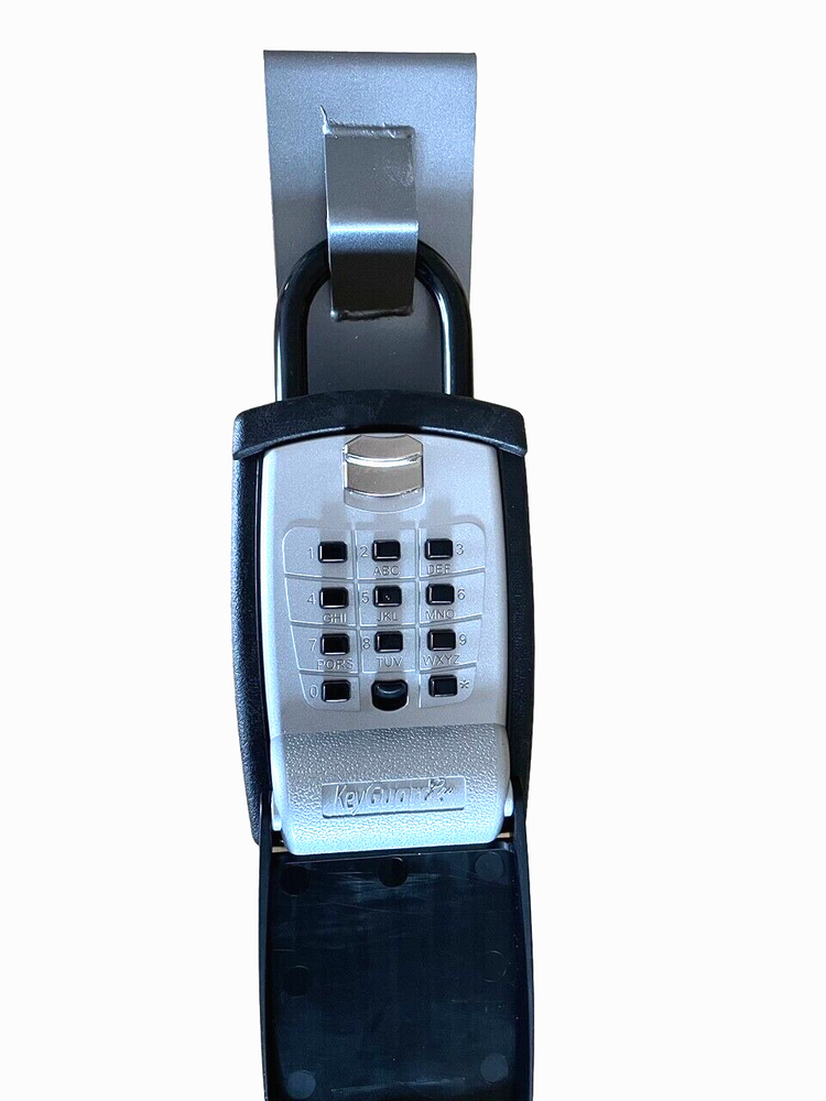 Lockbox Bracket Converts any Shackle Hang Lockbox into a Window Hanging Lockbox