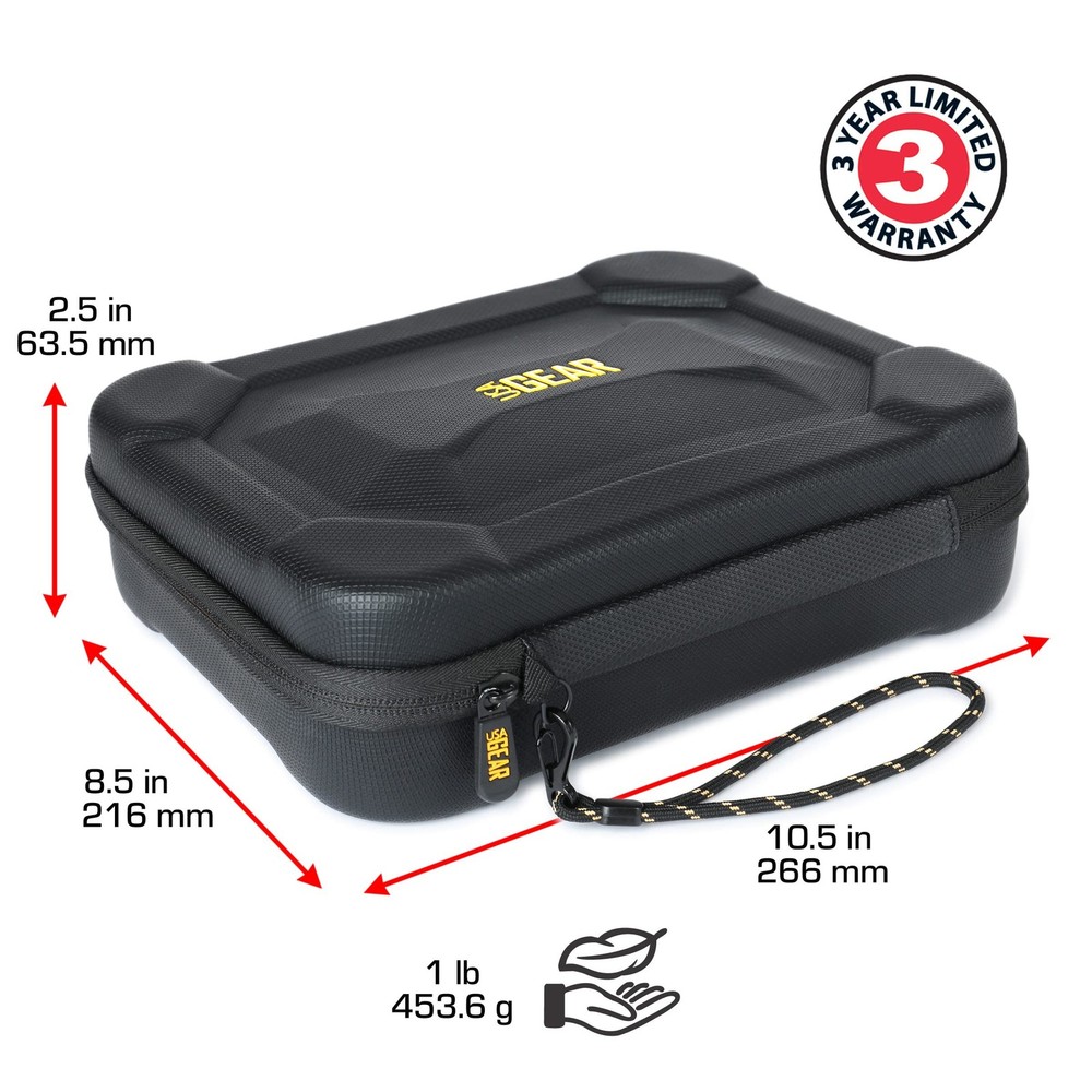 XL Semi Hard Shell Dart Case Storage Protective for 15 Piece Dart Set, Tips,...