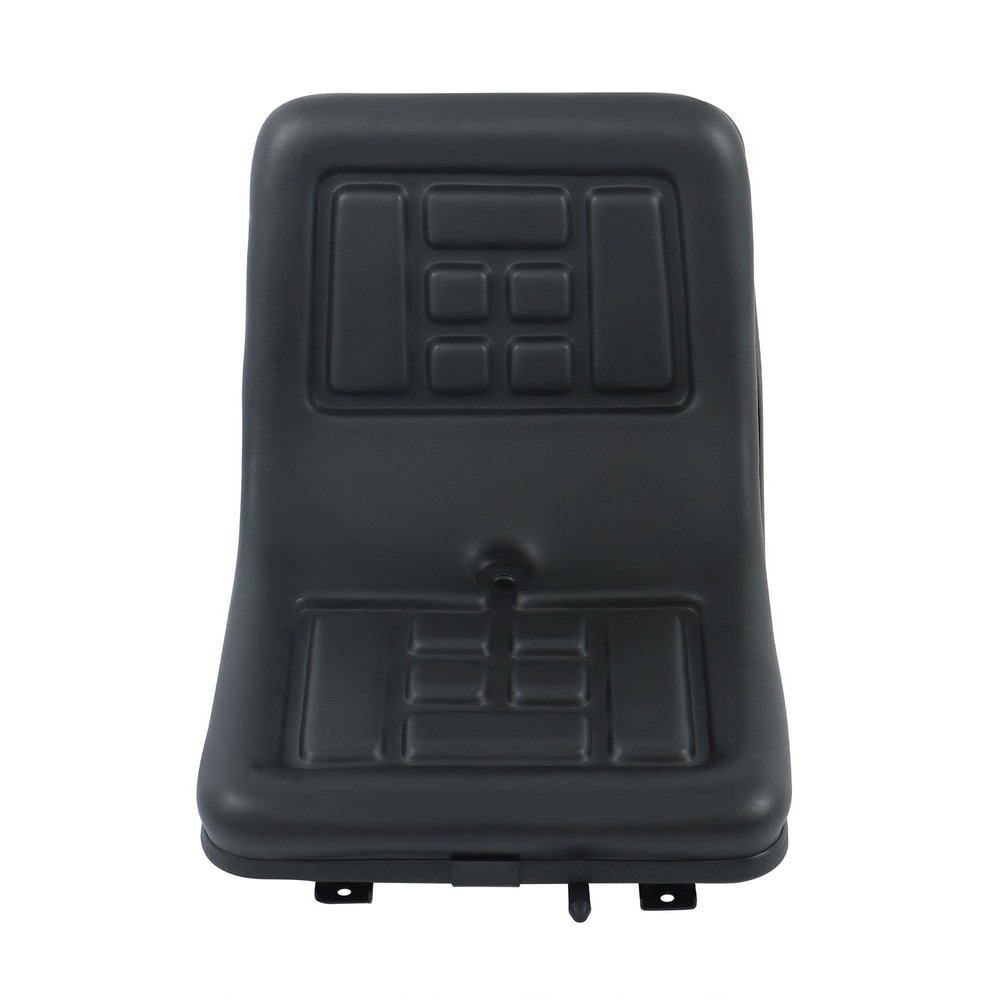 Universal Compact High Back Lawn Tractor Seat with Mounting Bolt Patterns Black
