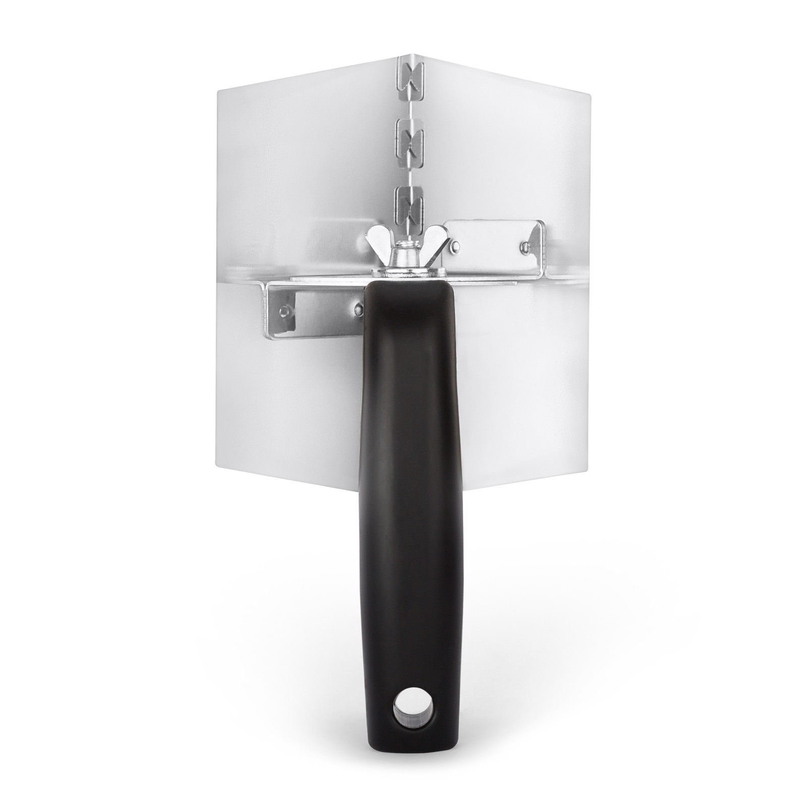 Lobo Adjustable Drywall Inside Corner Trowel 3" x 5" Stainless Steel