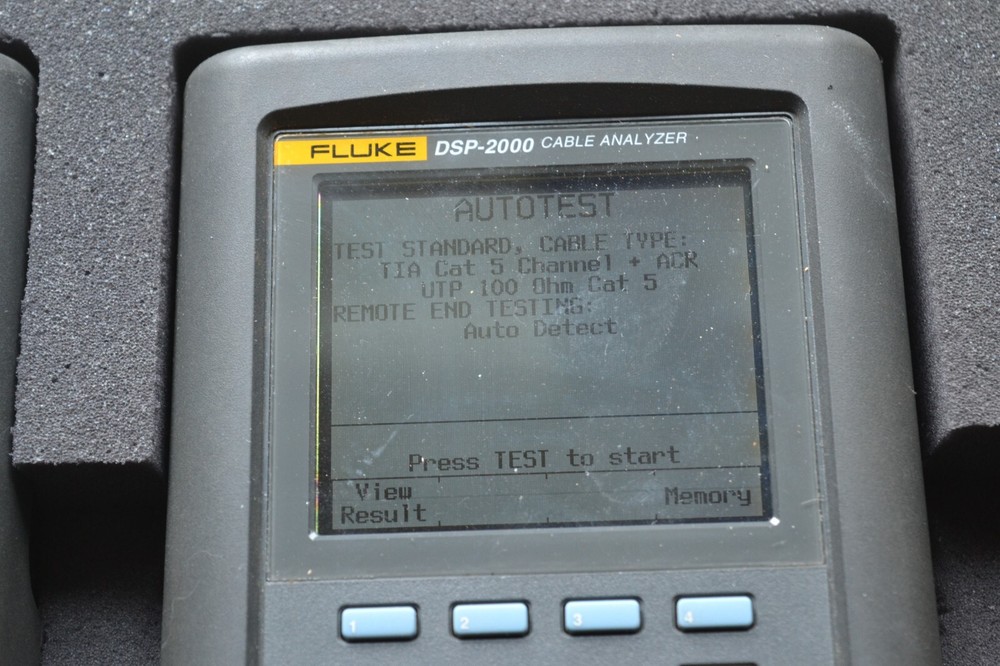 Fluke DSP-2000 Cable Analyzer