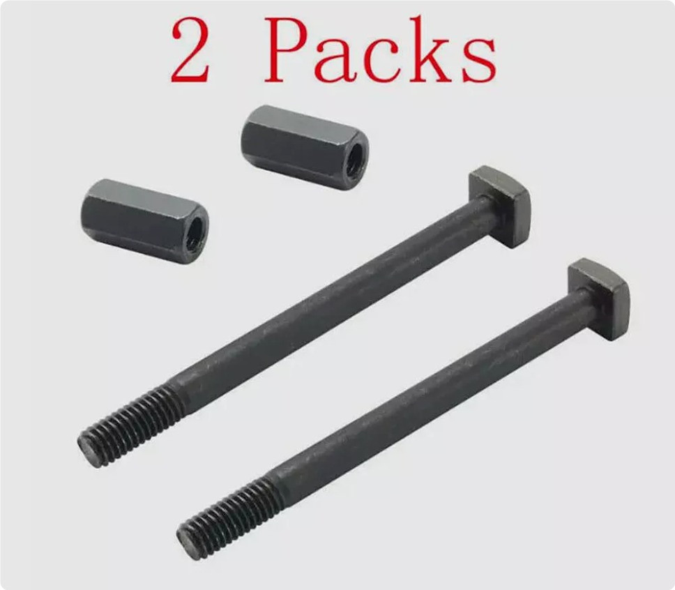 2Sets Turret Milling Machine B155+B157 Machine Head T-shaped Screw Fixing Bolt