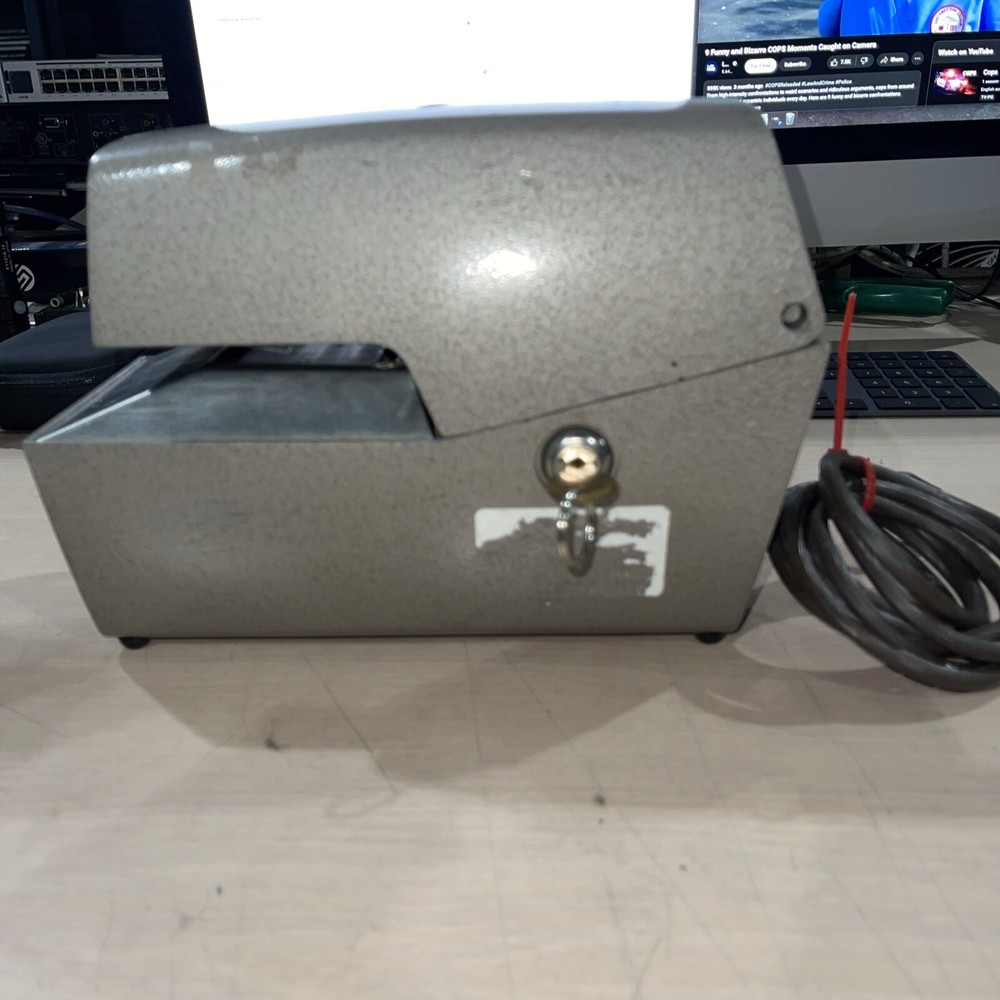 RapidPrint AR-E Electric Time Recorder Stamp W/ Key