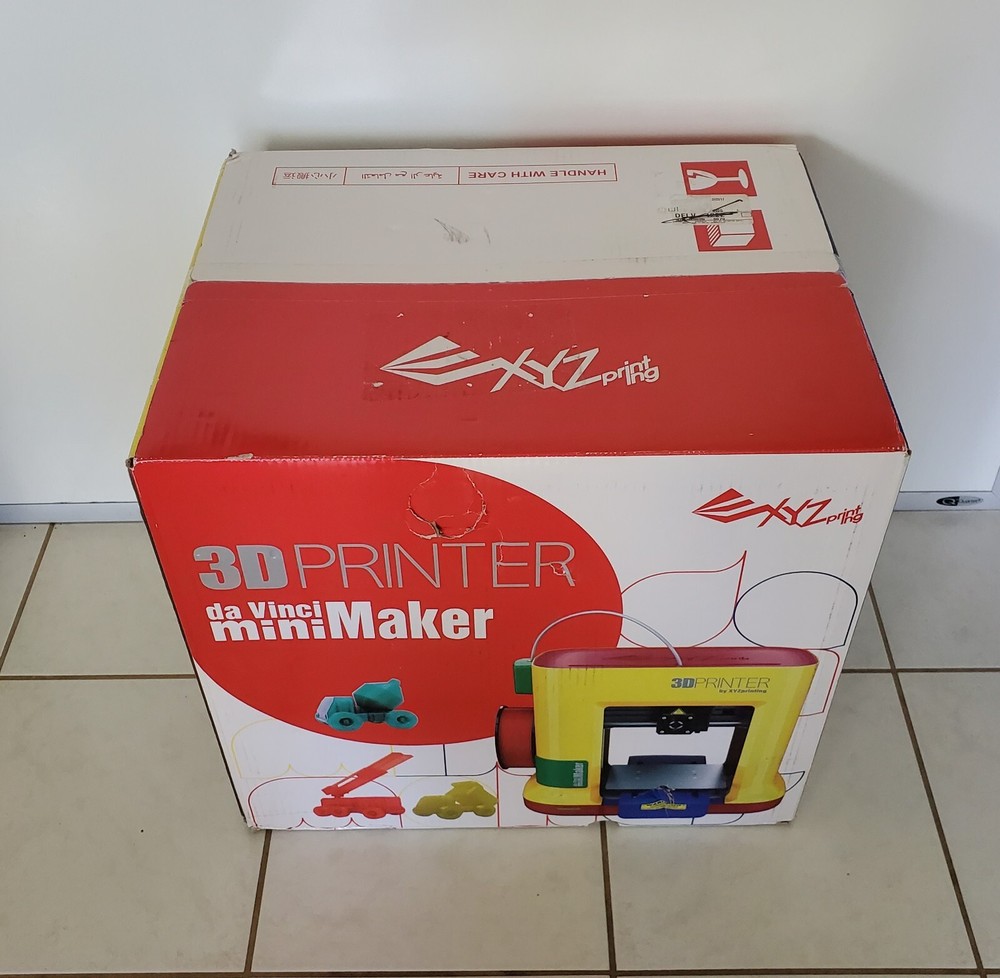 XYZ 3D PRINTER Da Vinci Mini Maker- NEW- OPEN BOX.