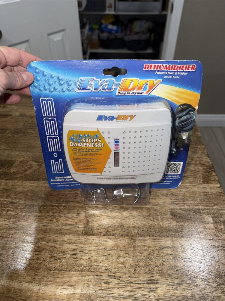 Eva-Dry E-333 Renewable Mini-Dehumidifier Plug In