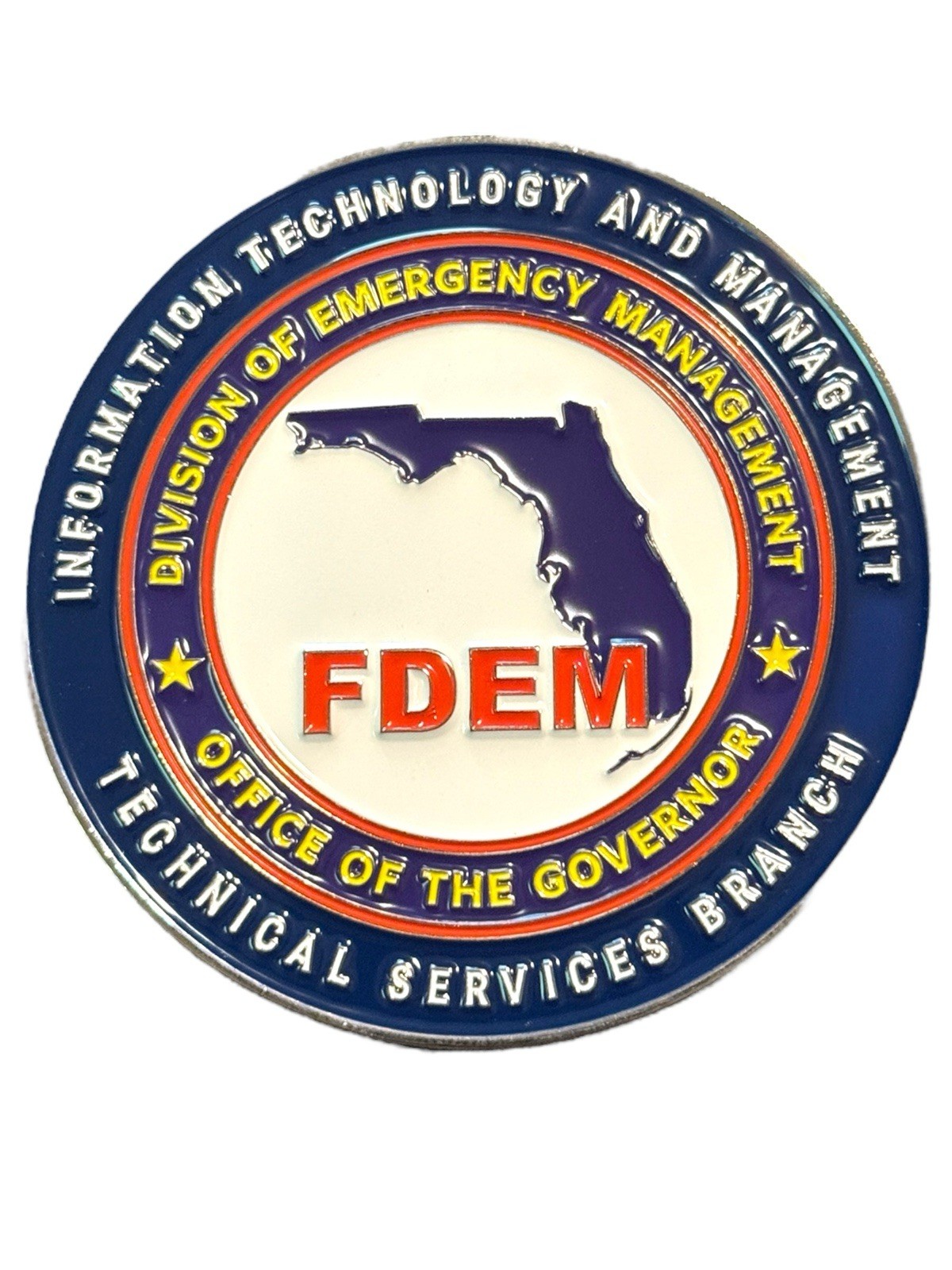 Florida Department of Emergency Management Information Technology Challenge Coin