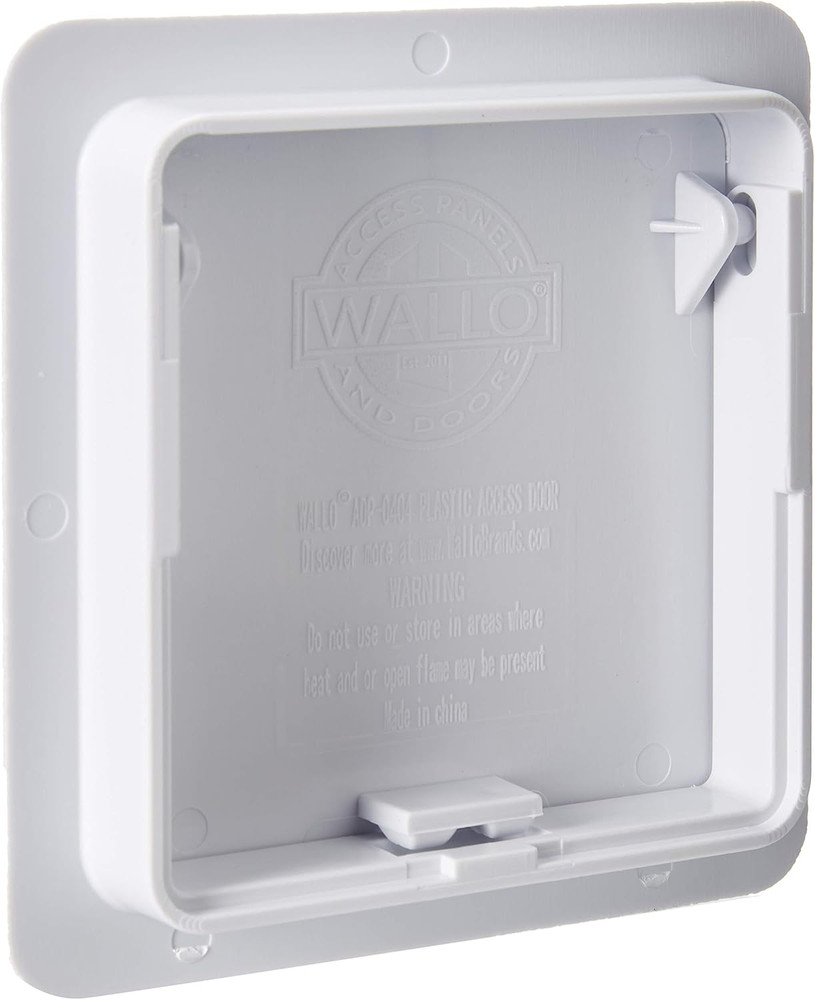 4 x 4-Inch SMALLEST Plastic Access Door Hinged Access Panel For Drywall