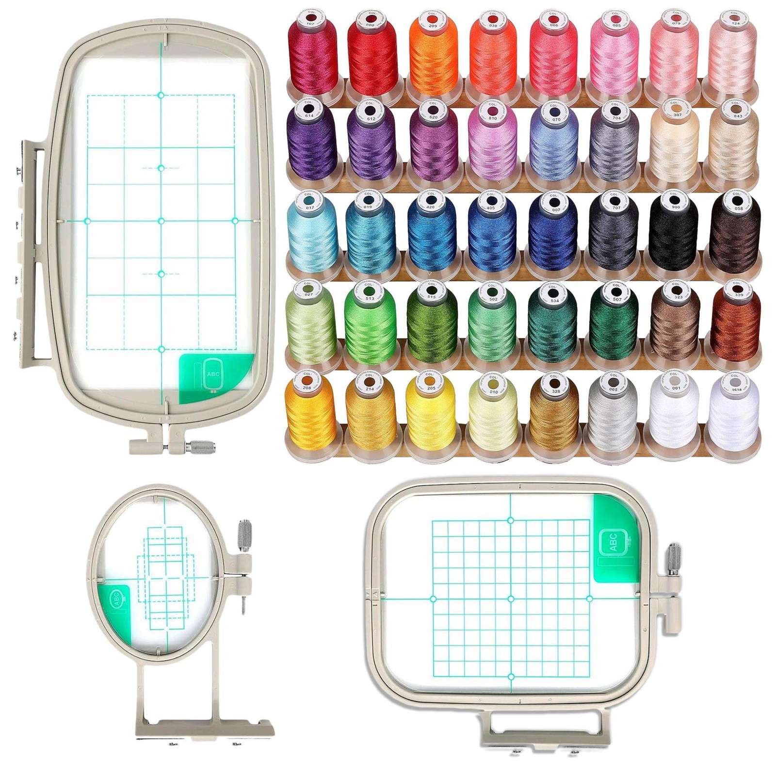 Brother PE545 Embroidery Machine with Hoops & Embroidery Threads