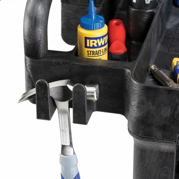 Rubbermaid Fg452088bla Plastic Utility Cart With Deep Lipped Plastic Shelves,