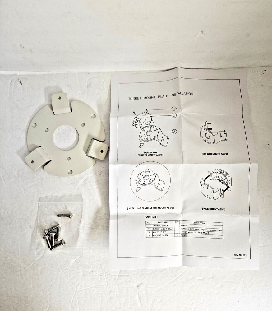 TCADP Turret Camera Adapter Plate NEW