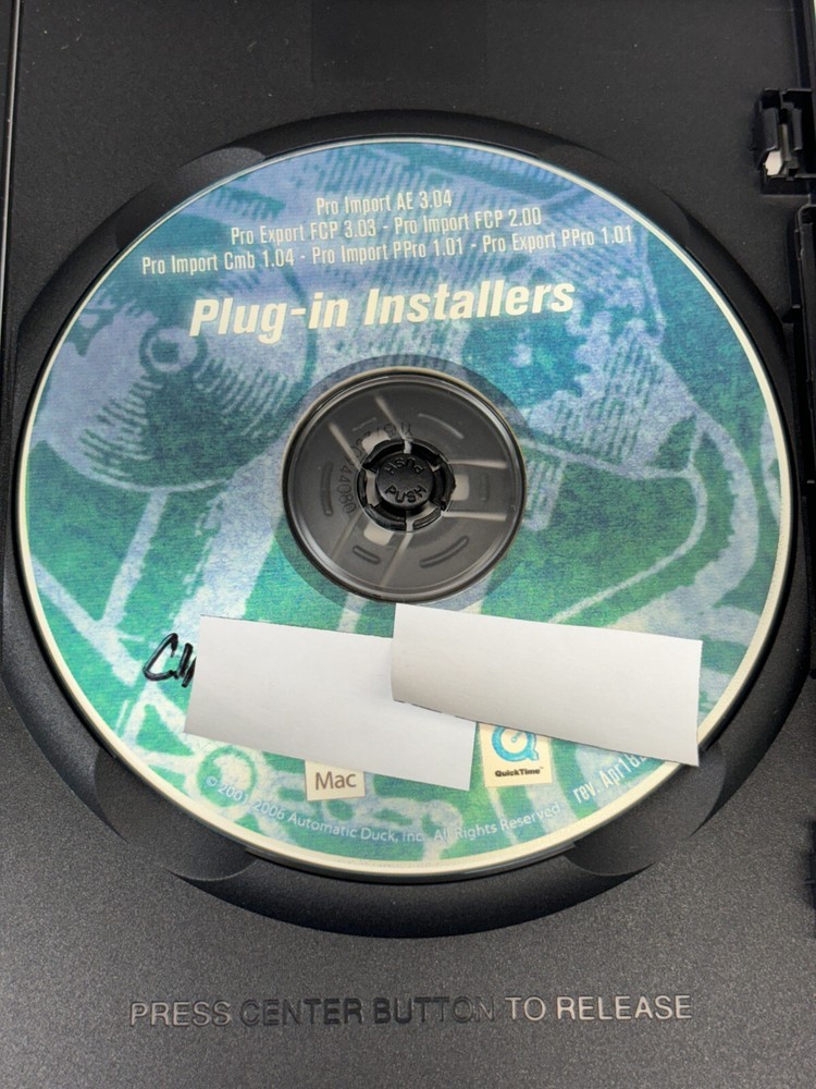 AutomaticDuck Pro Import AE 3.0 Plugin for After Effects 5.5 - Vintage Apple Mac