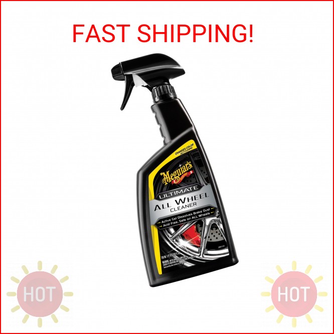 Meguiar's G180124 Ultimate All Wheel Cleaner - 24 Oz Spray Bottle