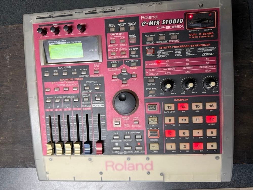 Junk Roland SP-808EX e-MIX STUDIO Sampler Japan