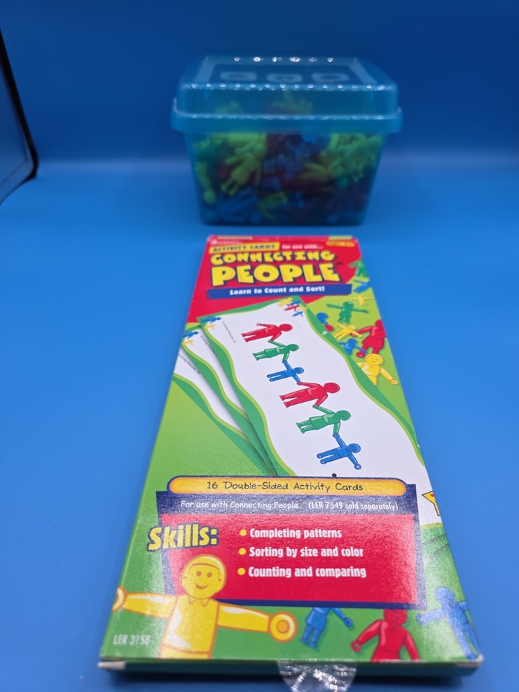 Learning Resources Connect People Educational Set Complete Kit with Activit Card