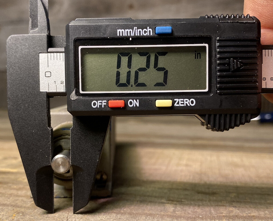 VEEDER-ROOT VISICOUNTER NAVY SURPLUS 1/4 Shaft