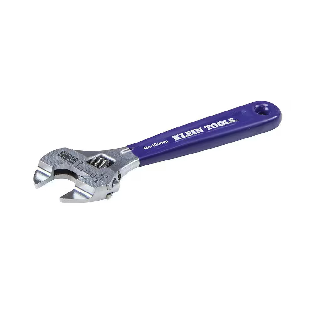Slim-Jaw Adjustable Wrench, 4 In.