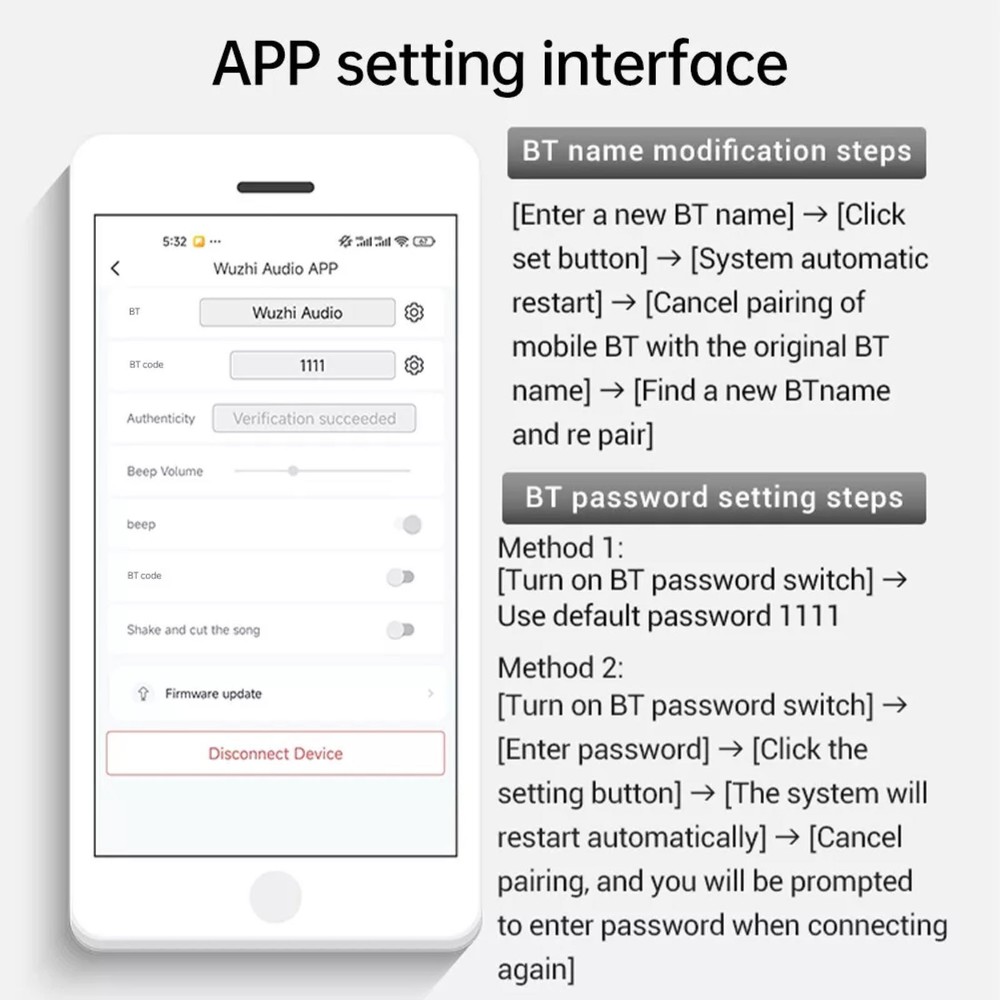 ZK-1001U Audio Power Amplifier Board With Multi-Function Button Control