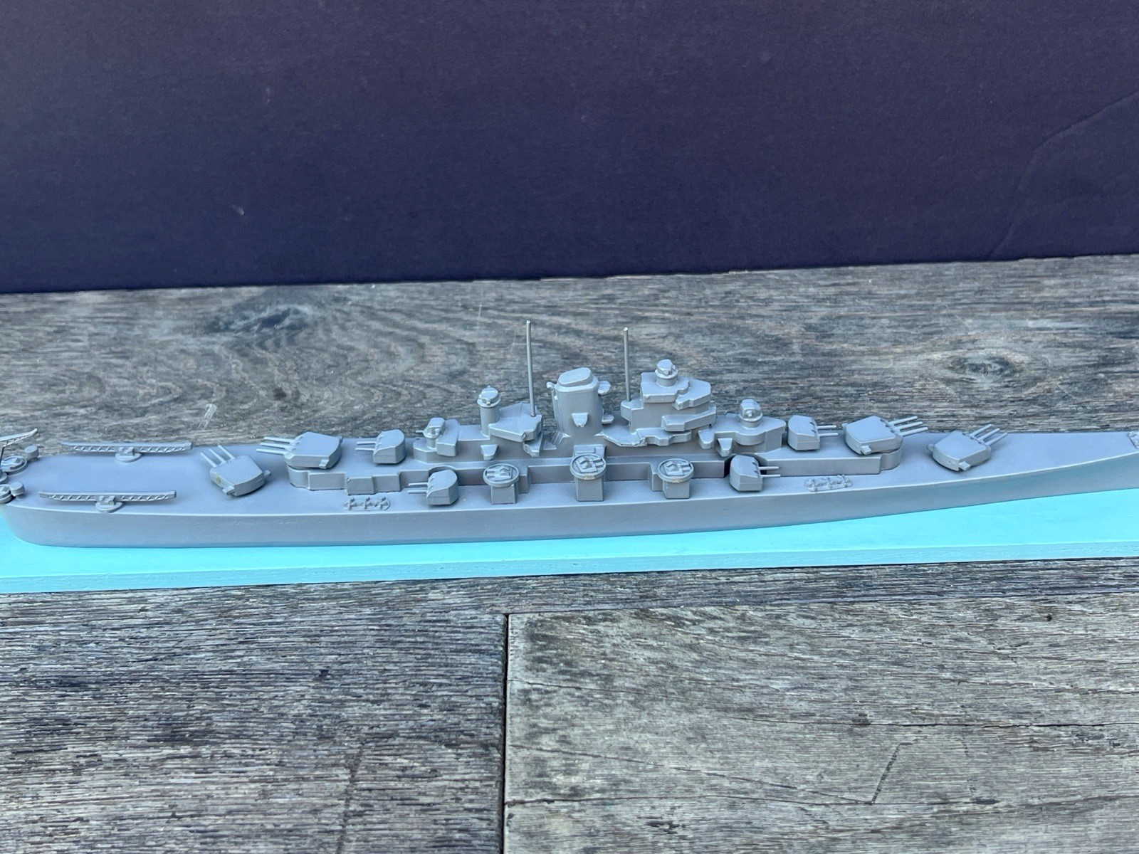 Vintage 1945 H.A. Framburg WW2 Recognition Model Fargo Class Cruiser U.S. CL