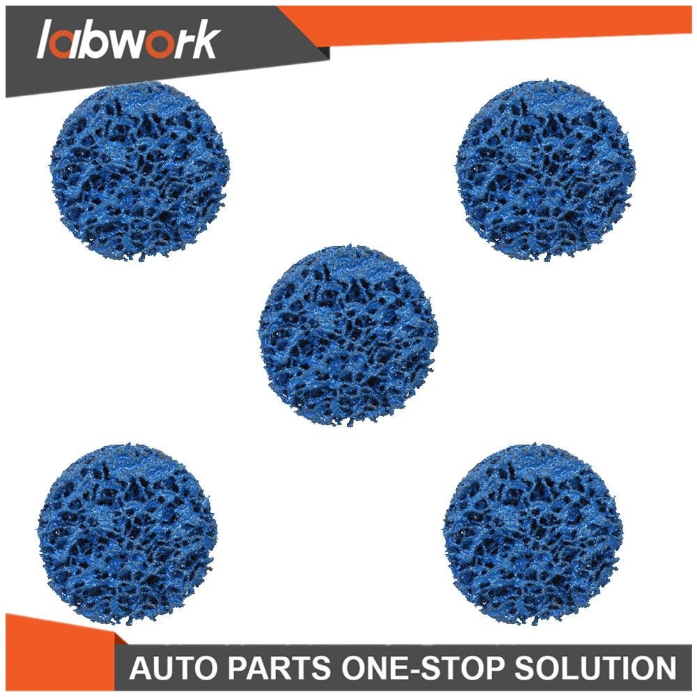 Labwork Quick Change Easy Strip & Clean Discs For Paint Rust Blue 5 Pack 2Inch