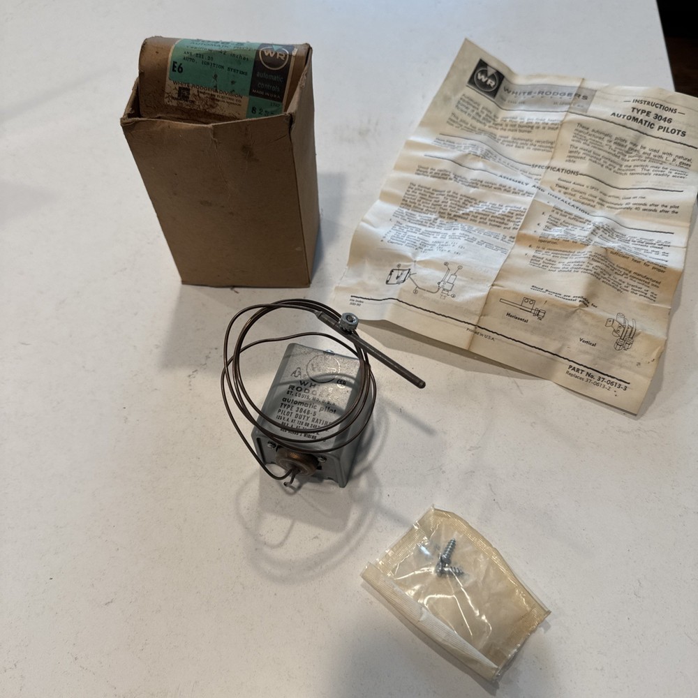 New White-Rodgers 3046-5 Automatic Pilot Flame Sensor 42” Capillary