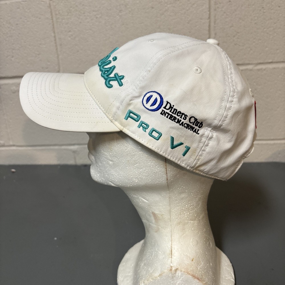 Titleist Pro V1 FJ Adjustable Strapback Diner’s Club Patch White