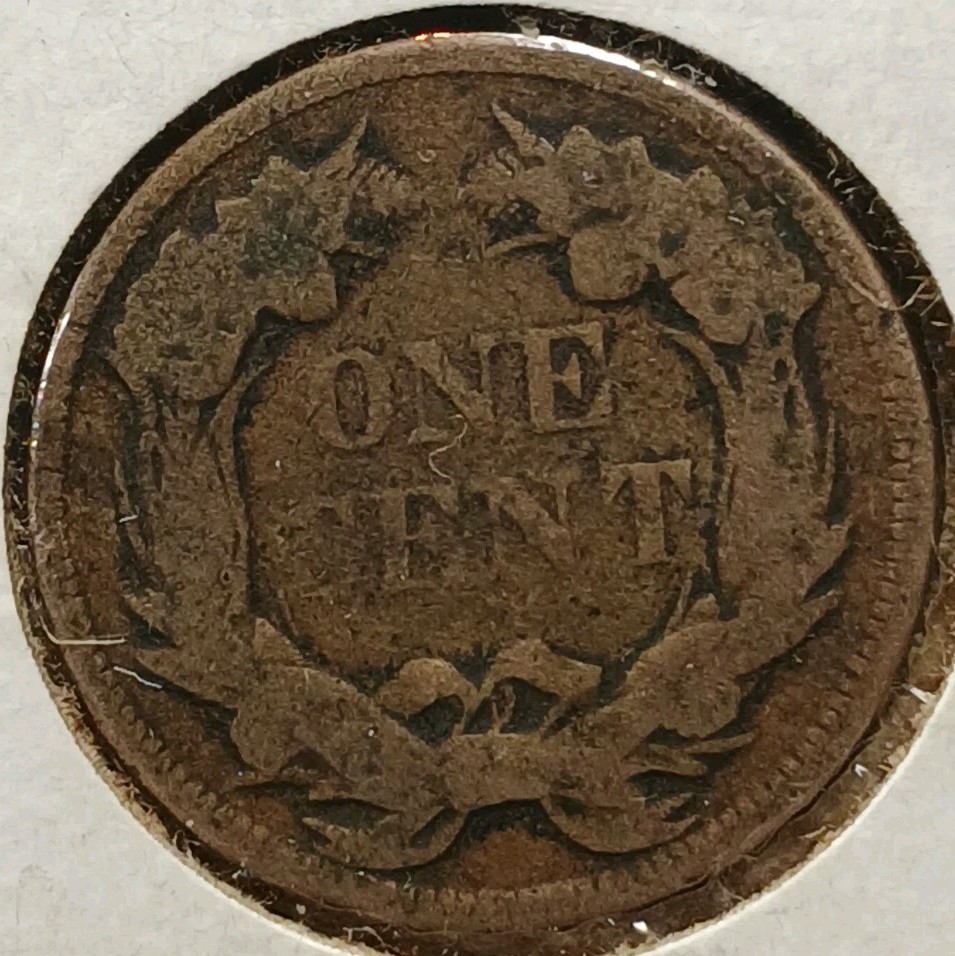 1858 Flying Eagle Cent Penny. #240