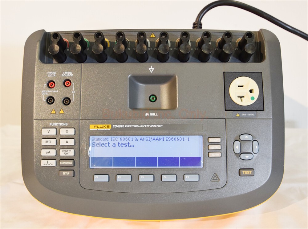 Fluke ESA620 Electrical Safety Analyzer with Software & Accessories