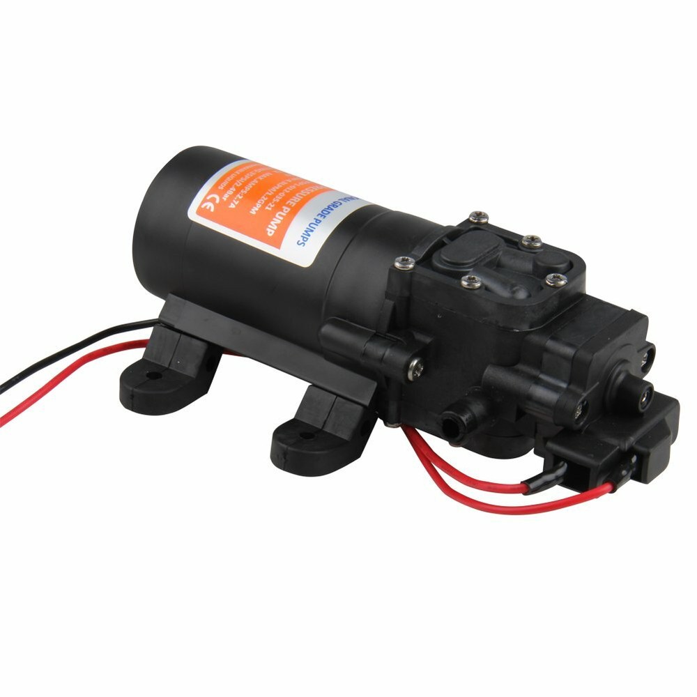 12V Water Pump 35PSI 1.2GPM Self Priming Diaphragm Pressure Automatic Switch