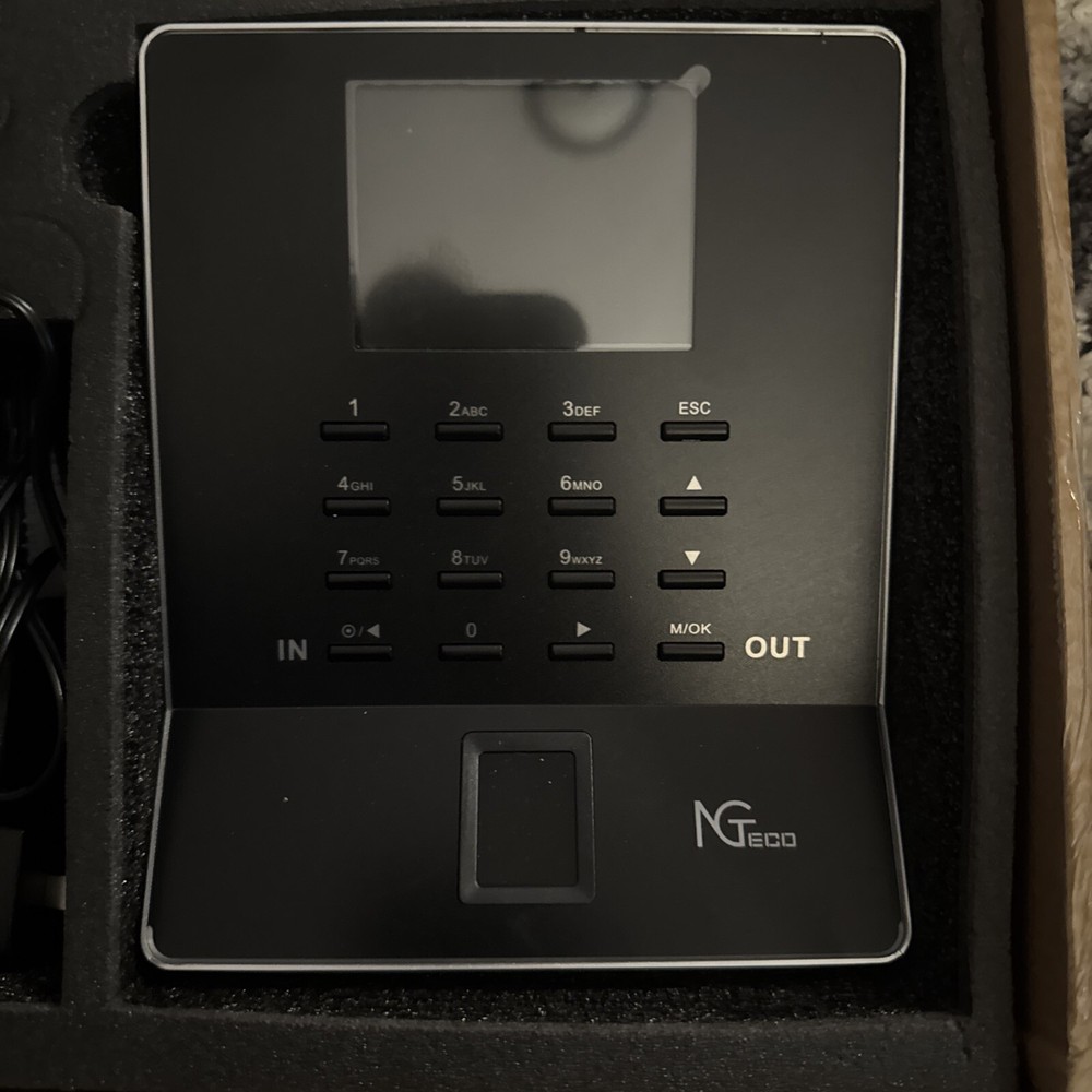 (OpenBox) NGTeco W2 Time Clock in and Out Machine Automatic For Employees
