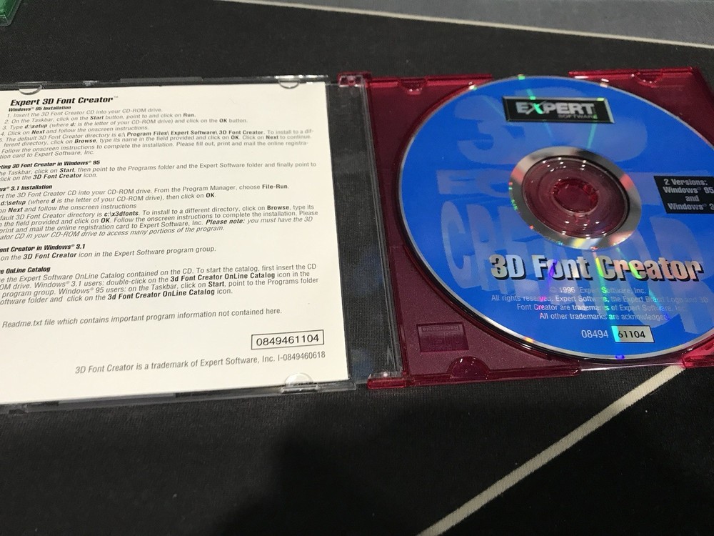 Windows95 Lot5 CD-ROM MicrosoftWord97 Bookshelf CreativeWrite2 3dFont TypingTeac