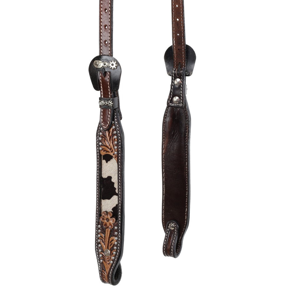 Showman Pansy Single Ear Leather Headstall