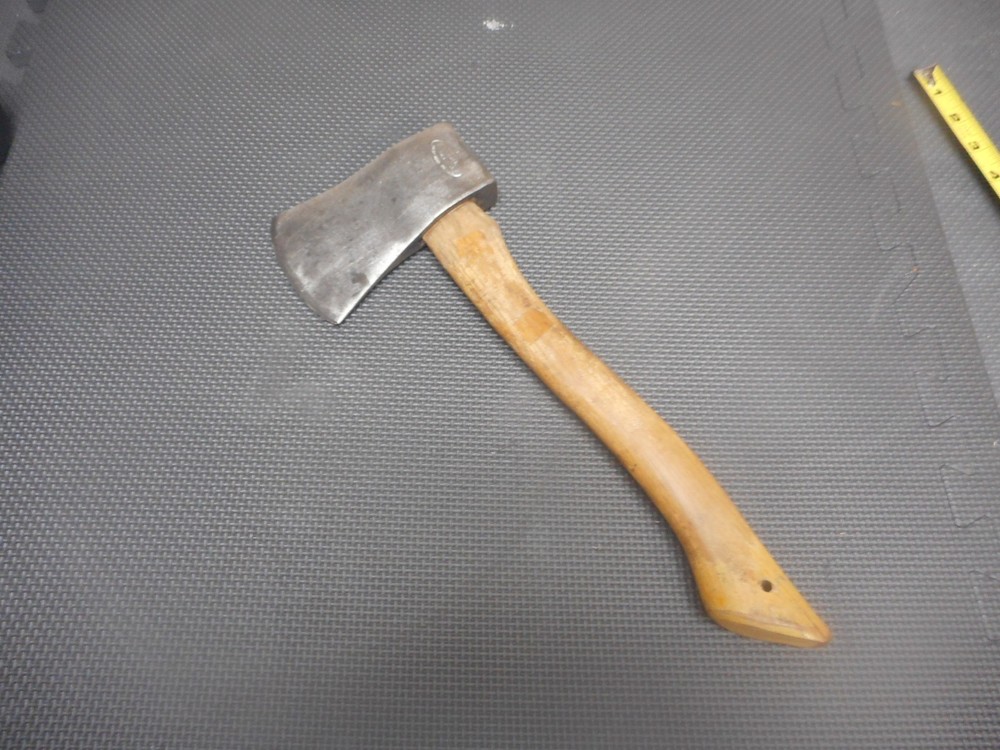 Vintage  Zenith Cold Test Marshall Wells Hatchet With Handle Embossed