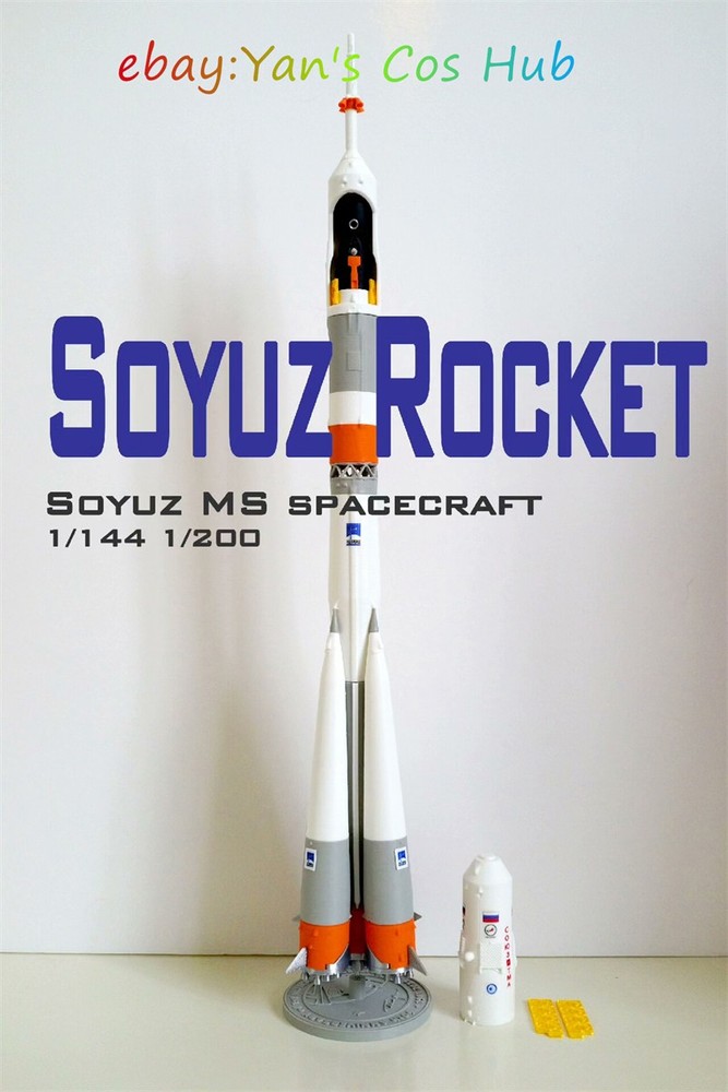 1:144 Scale Soyuz 2.1a Launch Vehicle 3D Printed Model