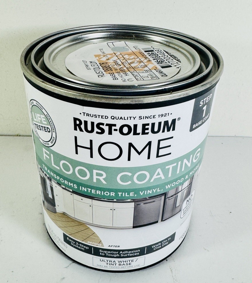 Rust-Oleum 365929 Floor Coating Base Coat Haven Gray Quart