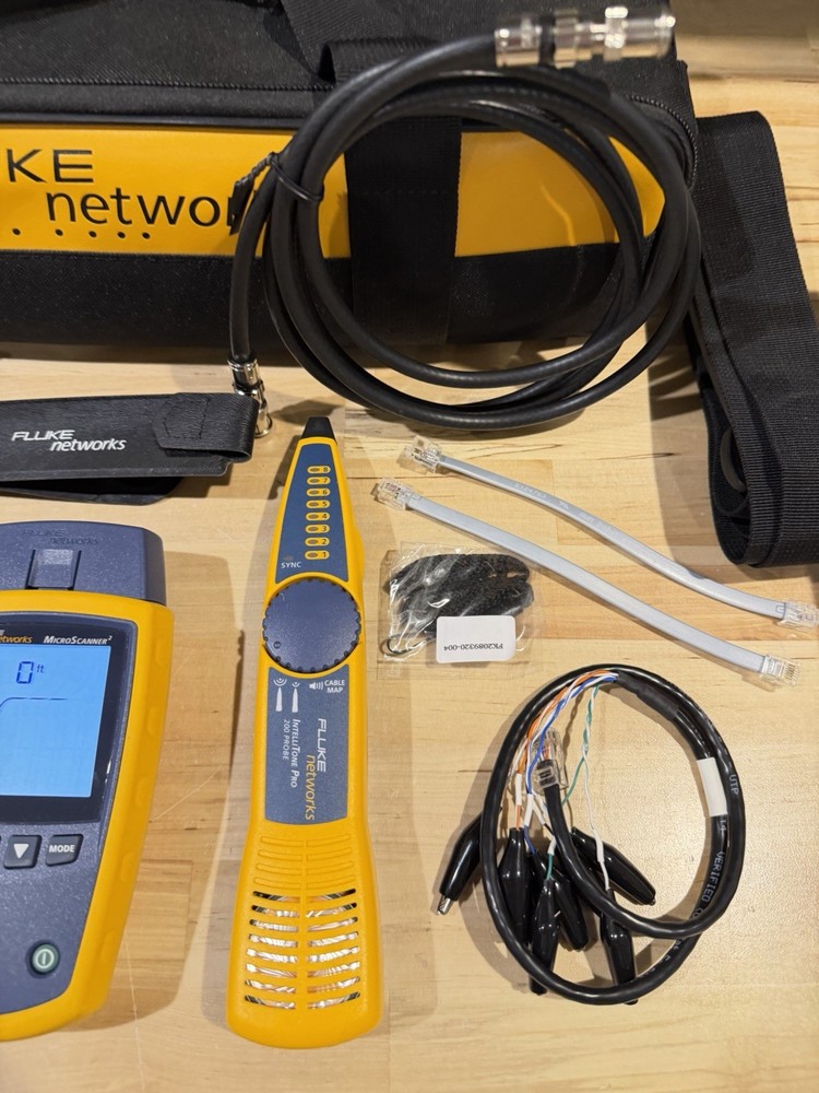 FLUKE NETWORKS MS2-KIT MICROSCANNER 2 & INTELLITONE PRO200 CABLE TEST KIT
