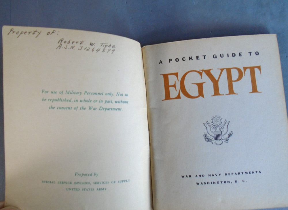 A Pocket Guide to Egypt, 1943 edition