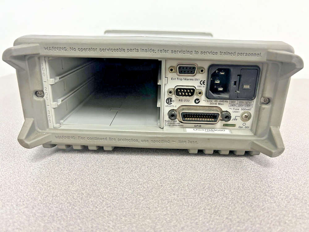 HP AGILENT 34970A DATA ACQUISITION SWITCH UNIT