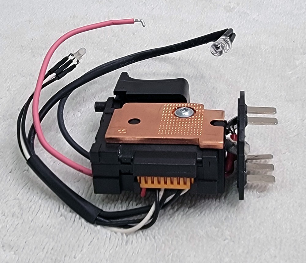 SNAP-ON TOOLS CTRS761 14.4V RECIPROCATING SAW TRIGGER SWITCH ASSEMBLY NEW