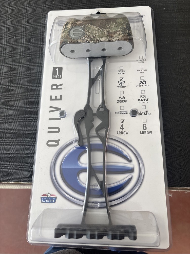 Elite Archery Quiver 4 Arrow True Timber